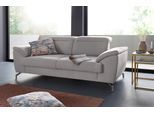2-Sitzer SIT & MORE "Percy", grau, B:197cm H:77cm T:112cm, Sofas, 2-Sitzer, 12 cm Fußhöhe, Sitztiefenverstellung, wahlweise Kopfteilverstellung