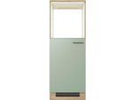 Backofen/Kühlumbauschrank FLEX-WELL "Cara", grün (schilfgrün, artisan eiche), B:60cm H:168,5cm T:60cm, Holzwerkstoff, Schränke, Backofen/Kühlumbauschrank, (B x H x T) 60 x 169 x 60 cm, mit hoher Nische für Einbaubackofen