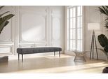 3-Sitzer HOME AFFAIRE "Amber", grau, B:159cm H:52cm T:54cm, 90% Polyester, 10% Polyamid, Sofas, 3-Sitzer, mit Knopfheftung,in verschieden Stoffarten