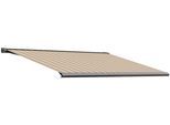 Kassettenmarkise WISMAR "S-Compact", beige (beige, braun), B:500cm H:19cm, Polyacryl, Markisen, Kassettenmarkise