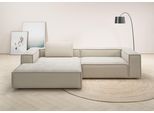 Ecksofa HOME AFFAIRE "Watertown, modernes XXL L-Form, 306 cm breit", beige (sand), B:306cm H:68cm T:191cm, 94% Polyester, 6% Nylon, Sofas, Ecksofa, Großzügiges Lounge-Sofa mit viel Platz für die Familie