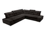 Ecksofa SIT & MORE "Pale L-Form", schwarz, B:280cm H:84cm T:251cm, Primabelle , unsere bewährte Microfaser aus 100% Polyester;Luxus-Kunstleder im Korpus und Softstruktur aus 90% Polyester und 10% Polyamid in Sitz und Rücken;Struktur (90% Polyester, 10% Polyamid);Softlux-Kunstleder im Korpus, Sitz und Rücken in Strukturstoff (90% Polyester, 10% Polyamid), Sofas, Ecksofa, inklusive Kopfteilverstellu