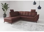Ecksofa SIT & MORE "Zora", braun (merlot), T:212cm, Sofas, Ecksofa