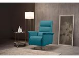 Sessel EGOITALIANO "Kelly Designsessel, Clubsessel & Relaxsessel, bequem, zeitlos elegant", blau (türkis), B:83cm H:105cm T:92cm, Sessel, Sessel, drehbar, manuelle Relaxfunktion mit Push-Back-Mechanismus