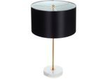 KAYOOM Tischleuchte "Tischlampe Piona 110", schwarz (schwarz, gold, weiß), 1, H: 65cm, 1 Stk., Leuchten, modern, hochwertig verarbeitet, Tischleuchte