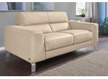 2,5-Sitzer CALIA ITALIA "Simon, hoher Sitzkomfort, modern und elegant, italienisches Designsofa", beige, B:202cm H:81cm T:94cm, Leder SORRENTO - 100% Leder;Leder BULL - 100% Leder, Sofas, 2 5-Sitzer, in zwei Lederqualitäten