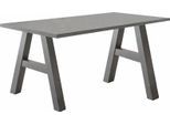 Schreibtisch MÄUSBACHER "Mio", grau (graphit), B:140cm H:75cm T:70cm, Tische, Schreibtisch