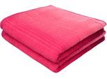 Handtücher DYCKHOFF "Colori", pink, B:50cm L:100cm, Frottier, Frottier, Handtücher, Handtücher, 2x Handtücher, aus 100% Bio Baumwolle, 450 g/m²