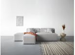 Ecksofa HOME AFFAIRE "Sundstrup L-Form", grau (hellgrau), B:220cm H:76,5cm T:153cm, 93% Polyester, 6% Acryl, 1% Baumwolle, Sofas, Ecksofa, Modulserie, individuelle Zusammenstellung