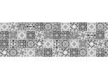 Küchenrückwand EXPRESS KÜCHEN "Retro 1", grau, B:180cm H:55,9cm, Holzwerkstoff, Spritzschutzwände, Küchenrückwand