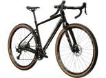 Gravelbike KROSS "Esker 6.0" Gr. 48, schwarz (schwarz, schwarz), Fahrräder, Herren, 48cm, 28 Zoll (71,12cm) hinten: 28 Zoll (71,12cm), Gravelbike