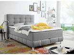 Boxbett HOME AFFAIRE "Vaasa", grau, B:154cm L:210cm, Komplettbetten, Boxbett, inkl. Bettkasten & Topper, XXL-Ausführung, Überlänge 220 cm