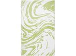 Badematte EGERIA "Marble" Gr. 4, grün, H:10mm, Baumwolle, Badematten, Badematte