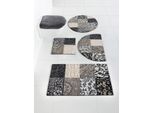 Badematte GRUND Gr. 3, grau, rechteckig (60cm x 100cm ), 1 Stk., Badematten, Badematte