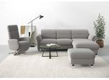Ecksofa SIT & MORE "Grenoble L-Form mit Federkern", grau, B:251cm H:85cm T:161cm, Sofas, Ecksofa, wahlweise mit Bettfunktion, Bettkasten, Arm- und Kopfteilverstellung