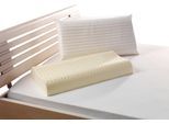 Nackenstützkissen FAN "f.a.n. Medisan Sleep & Care Latex", weiß, B:40cm H:10,5cm L:60cm, Bezug: 100% Polyester, Kopfkissen, Nackenstützkissen, hohe Stützwirkung, mit Belüftungskanälen