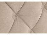 Boxspringbett HOME AFFAIRE "Harmones hoch", beige, B:183cm L:210cm, Struktur (100% Polyester), Komplettbetten, Boxspringbett, in 3 Breiten, Härtegrad auch im Mix mit je 1 Matratze in H2 und H3