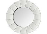Wandspiegel KAYOOM "Amun 210", silber (silberfarben), B:60cm H:60cm Ø:60cm, Metall, Spiegelglas, Spiegel, Wandspiegel