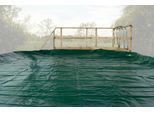 Pool-Abdeckplane WEKA, grün, schwarz, B:400cm L:880cm, Polyethylen (PE), Planen, Pool-Abdeckplane, BxL: 400x880 cm