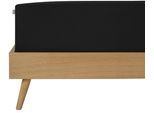 Spannbettlaken SCHIESSER "Jessi aus 100% Baumwolle", schwarz, B:100cm L:200cm, Jersey, Obermaterial: 100% Baumwolle, Bettlaken, Spannbettlaken, für Matratzen bis zu 22 cm Höhe, MADE IN GREEN by OEKO-TEX