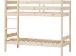 Etagenbett HOPPEKIDS "ECO Comfort Kinderbett 90x200 oder 70x160 aus Massivholz in 4 Farben", beige (natur), B:81cm H:140cm L:166cm, Etagenbetten, Etagenbett, TÜV, FSC und Nordisches Umweltzeichen – wahlweise mit Matratzen