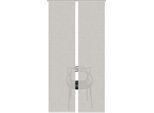 Schiebegardine VISION S "PIVE 2er SET" Gr. 1, grau (taupe), B:60cm H:260cm, Polyester, Gardinen, Schiebegardine, Schiebevorhang Digidruck 2er Set PIVE
