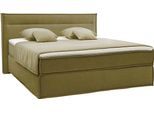 Boxspringbett MUSTERRING "JustB SC100", gelb (gelb, grün), B:200cm L:215cm, Komplettbetten, Boxspringbett, schwebende Optik, inklusive Topper, verschiedene Farben, 180 x 200 cm