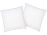 Kissenbezug BELLANA "Mako-Jersey-Exclusiv", weiß, B:80cm L:80cm, Baumwolle, Obermaterial: 100% Baumwolle, Kissenbezüge, Kissenbezug, aus reiner Baumwolle