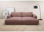 Loungesofa HOME AFFAIRE "Enisa, B/T/H: 290/170/85 cm", rosa (altrosa), B:290cm H:85cm T:170cm, 95% Polyester, 5% Nylon, Sofas, Loungesofa, Zeitloses und stylisches Loungemöbel, Mega-Sofa, Big-Sofa XXL