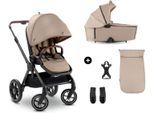 Kombi-Kinderwagen HAUCK "Comfort N Care Air", Baby, braun (mocca), Aluminium, Polyester, Kinderwagen Kombi-Kinderwagen, Belastbarkeit bis 22 kg