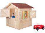 Spielhaus WEKA "Tabaluga Drachenhöhle", beige (natur), Spielhäuser, KinderB:144cm H:154cm T:153cm, Holzwerkstoff, Spielhaus, BxTxH: 144x153x154 cm, B:144cm H:154cm T:153cm