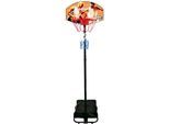 Basketballständer BEST SPORTING "Basketballständer höhenverstellbar von 165 - 205 cm", bunt (schwarz, orange), Ballsportkörbe, KinderB:90cm H:205cm, Kunststoff, Stahl, Basketballständer, B:90cm H:205cm