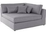 Sofa-Eckelement OTTO HOME "Enid", grau (hellgrau), B:130cm H:75cm T:130cm, Baumwollmix (60% Baumwolle/40% Leinen);Struktur fein (100% Polyester);Samtoptik (100% Polyester);Samtvelours (100% Polyester);Struktur (100% Polyester);Struktur recycelt (100% recyceltes Polyester), Polsterelemente, Sofa-Eckelement, Teil eines Modulsofas, fester Sitzkomfort, auch in Breitcord