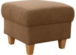 Polsterhocker HOME AFFAIRE "Palmera, B: 58 cm", braun (messing), B:58cm H:48cm T:58cm, 100% Polyester;Struktur (100% Polyester);Luxus-Microfaser in Lederoptik (100% Polyester), Hocker, Polsterhocker, mit Stauraum, Federkern