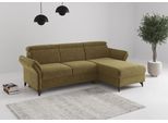 Ecksofa SIT & MORE "Glendale, L-Form", braun (olive), B:253cm H:84cm T:166cm, 100% Polyester, Sofas, Ecksofa, inkl. Kopfteilverstellung,wahlweise mit Vorziehsitz und Bettkasten