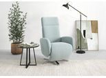 TV-Sessel SIT & MORE "Grenoble, inkl. Kopfteilverstellung", blau (aqua), B:71cm H:110cm T:82cm, Sessel, TV-Sessel, wahlweise mit 2 Motoren, Akku & Aufstehhilfe