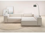 Ecksofa HOME AFFAIRE "Watertown, moderne XXL L-Form, 306 cm breit", beige (nature), B:306cm H:68cm T:191cm, 94% Polyester, 6% Nylon, Sofas, Ecksofa, Komfortabel mit tiefer Sitzfläche – ideal für große Wohnräume