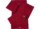 Gästehandtuch ROSS "Smart", rot (marsala), B:30cm L:50cm, Frottier, Obermaterial: 100% Baumwolle, Handtücher, Gästehandtuch, Uni-Rippe mit Velourslabel