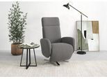 TV-Sessel SIT & MORE "Grenoble, inkl. Kopfteilverstellung", grau, B:71cm H:110cm T:82cm, Sessel, TV-Sessel, wahlweise mit 2 Motoren, Akku & Aufstehhilfe