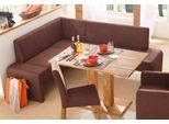 Eckbank HOME AFFAIRE "Bologna", braun (braun (duncan 7103)), B:200cm H:84cm T:160cm, Sitzbänke, Eckbank, in 2 Größen (langer Schenkel 180 oder 200 cm), verschiedene Qualitäten