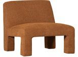 Sessel WOOOD "Lavid", gelb (ingwer), B:74cm H:73cm T:84cm, Sessel, Sessel, gewebter Stoff, 4-Fuß-Gestell H 73 cm x B 74 cm