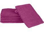 Waschhandschuh ROSS "Sensual Skin", pink (fuchsia), B:16cm L:22cm, Frottier, Handtücher, Waschhandschuh, mit Aloe-Vera-Öl veredelt