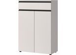 Aktenschrank GERMANIA "Lemont", braun (kaschmir), B:80cm H:120cm T:40cm, Holzwerkstoff, Schränke, Aktenschrank, 2-türiger Mehrzweckschrank wahlweise mit Schublade