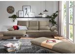 Ecksofa W.SCHILLIG "broadway, Designsofa mit tollem Sitzkomfort, L-Form", schwarz (pepper s22), B:291cm H:94cm T:164cm, Flachgewebe S22 (100% Polyester), Sofas, Ecksofa, Sitztiefenverstellung, Kopfteil- & Seitenteilverstellung, Breite 291cm