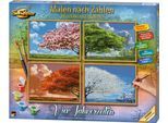 Malen nach Zahlen SCHIPPER "Meisterklasse Quattro - Vier Jahreszeiten (Quattro)", bunt, Malvorlagen, KinderB:52cm H:41cm, Malen nach Zahlen, B:52cm H:41cm