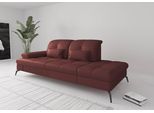 Recamiere SIT & MORE "Amica, inkl. Sitztiefenverstellung und Armteilverstellung", braun (merlot), B:231cm H:90cm T:122cm, Sofas, Recamiere, wahlweise mit Kopfteilverstellung und Stauraum