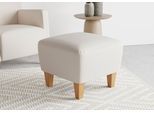 Polsterhocker SIT & MORE "Bosse", beige (creme), B:56cm H:46cm, Hocker, Polsterhocker