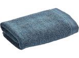Waschlappen CHRISTY "LUXE", blau (denim), B:33cm L:33cm, Walkfrottier, Waschlappen, Waschlappen, Luxus Waschlappen in Premium Qualität mit 730g/m², 33x33cm, 6er Set
