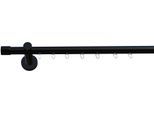Gardinenstange OTTO HOME "TANBUL" Gr. 2, schwarz, L:160cm Ø:20mm, Gardinenstangen, Gardinenstange, Innenlauf Komplett-Set inkl. Gleitern und Montagematerial
