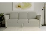 3-Sitzer HOME AFFAIRE "Lavars Schlafsofa", beige, B:230cm H:90cm T:89cm, 62% Polypropylene, 38% Polyester, Sofas, 3-Sitzer, mit Bettfunktion, in zwei verschiedenen Bezugsqualitäten